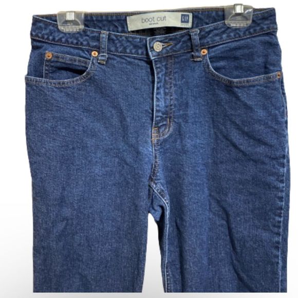 GAP Women’s Boot Cut Stretch Denim Blue Jeans Size 10 - Picture 4 of 6